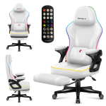M&auml;nguritool Huzaro Force 4.6 RGB white mesh, LED-valgustus ja rakendus, valge, Smart