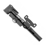 Jalgrattapump manomeetriga Beto, must