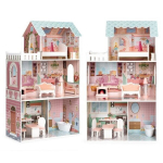 Suur nukumaja Barbie m&ouml;&ouml;blikomplektiga Eco Toys D8112