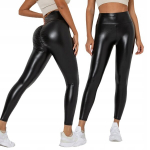 MODERNE K&otilde;rge v&ouml;&ouml;kohaga s&auml;&auml;rised MODELLING EKO SKIN kortsudega BLACK r.XXL S28_XXL, XXL