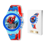 S&auml;rava tule ja multifilmitegelase kujundusega lastekell LIVMAN NN-89