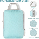 Kohvrikorraldaja Compression Packing Cubes, 3 tk, sinine