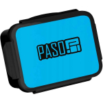 Paso Breakfast Tote Lunch Box must ja sinine 650 ml