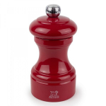 Peugeot soolaveski Bistro Salt Mill Passion Lacquered Wood, 10cm, punane