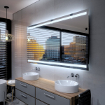 Peegel LED-valgustusega Vannituppa, Magamistuppa, Elutuppa - Denver - 90 cm, 70 cm, LED Veidrodis Modelis - Denver 90 cm x 70 cm