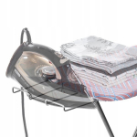 Kokkupandav triikimislaud 104x30cm koos triikrauahoidikuga Kerge, v&auml;ike