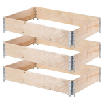 Puidust kaubaaluse pikendus 120x80cm konteiner kaubaaluse voodi pakett 3 tk