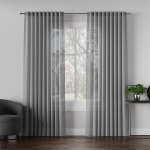 Kardinad lintidega 145x300 Basic tavaline tuhka