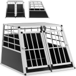Trapetsikujuline metallist puur koerte transportimiseks 85 x 95 x 69 cm 10164361