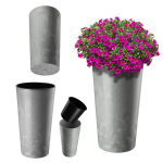 Lillepott Lillepott 47 cm kate lillepott, plastikust hall