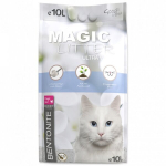 Kassipesu liiv : MAGIC LITTER Bentoniit Ultra White 10 L.
