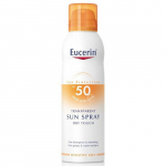 Pihustatav p&auml;ikesekaitsekreem Eucerin Sun Protection Transparent Sun Spray Dry Touch SPF50, 200 ml