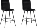 2 baaritooli komplekt Notio Living Zeta, must