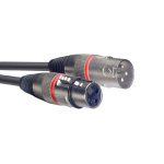 Helikaabel XLR/XLR (m/f) Stagg SMC10 RD, 10 m