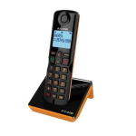 TELEFONI, Telefoner, Tr&aring;dl&oslash;s telefon, Alcatel S280 Ewe Sort/orange Tr&aring;dl&oslash;se funktioner Ja H&aring;ndfri Ja Stik i