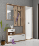 Esikum&ouml;&ouml;bli komplekt I, tamm/valge