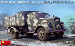 Miniart - German Opel Blitz 3t Cargo Truck 3,6-36S Early Prod. PmQ-Type, 1/35, 35445