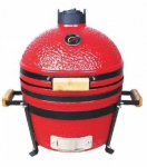 Grill Kamado Euroliux AU-16M BBQ, 45x48x49 cm, punane