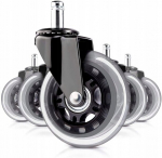 Tooli rattad, 10 mm, must