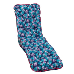 Lamamistooli padi Home4You Baden-Summer, 48x165 cm, sinine