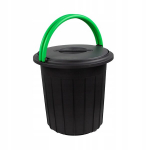 Pr&uuml;gikast Ecosolution 25L 37,5x37,5x39cm tumehall/roheline