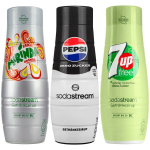 Siirup SodaStream Pepsi max, mirinda light, 7up free, 440 ml