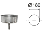 Allapoole suunatud kondensaadi &auml;ravool. D-180 mm.
