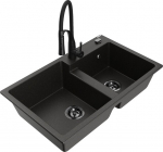 Graniidist k&ouml;&ouml;givalamu Mexen Tomas koos segisti ja sifooniga, must/kuldne