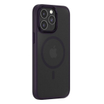 Koma&uuml;mbris Joy Elegant Mag telefonile iPhone 15 Pro Max Tumelilla Must Must