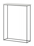 Konsoollaud ADRK Furniture Sili, must/valge
