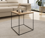 Kohvilaud Furniture Adina, must/pruun