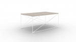 Kohvilaud ADRK Furniture Dante, valge/pruun