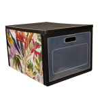 Floral lilleline kapi korraldaja uste ja m&otilde;&otilde;tmetega 41x31x25cm