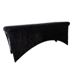 Diivani kate veluur, must