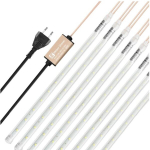 LED lambid Aneeway, meteoorisadu, 8x24LED, 30 cm, k&uuml;lm valge