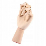 Puidust k&auml;e mannekeen 18 cm joonistamiseks