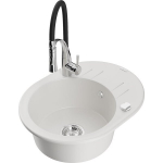 Graniidist valamu Mexen Kevin kuivati ​​ja k&ouml;&ouml;gisegistiga Aster 6517-20-73450-07, valge