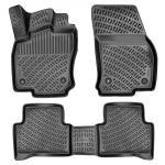 Auto kummimatid mustad 3D RIZLINE VW TOURAN III (2015-...)
