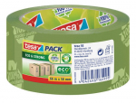 &Ouml;koloogiline ja tugev pakketeip TESA PACK Eco & Strong, 50mm x 66m, roheline laius (1 tk.)