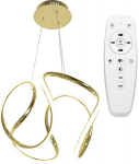 Moodne LED rippvalgusti + PILOT APP386-CP Gold