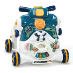 Costway 3 in 1 Baby Walker valguse ja muusikaga Baby Walker liugautoga m&auml;ngulaud
