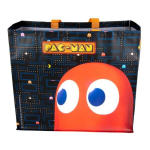 Retro ostukott Konix Pac-Man Blinky disainiga 40x45x20cm, must