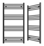 Vannitoa radiaator Granitan Breno 60 x 110 cm must