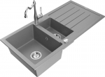 Graniidist k&ouml;&ouml;givalamu Mexen Andres segisti ja sifooniga, grey/Chrome