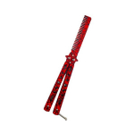 Stiilne, uue disainiga Liblikakamm - 22cm - Punane