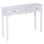 Costway Konsoollaud 3 sahtliga, 100 x 32 x 75 cm, valge