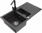 Graniidist k&ouml;&ouml;givalamu Mexen Matias segisti ja sifooniga, Black granite/Black