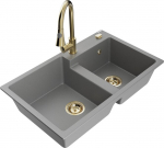 Graniidist k&ouml;&ouml;givalamu Mexen Tomas segisti ja sifooniga, hall/kuldne