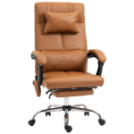 Kontoritool massaažifunktsiooniga, ergonoomiline, 66x67x114-122cm, Helepruun, Pruun
