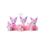 Sanrio Kuromi Cartoon Anime kogutav figuur, roosa